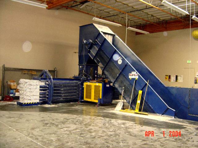A large machine that is in the middle of a room.
